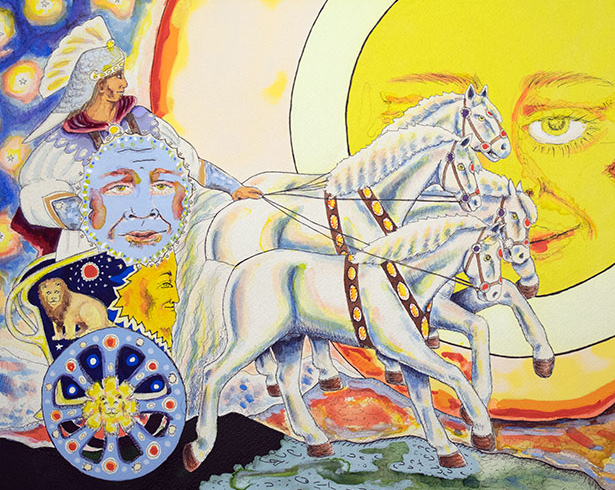 Chariot watercolor